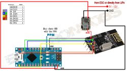 Podłączenie 2 przetwornic z różnym napięciem w układzie z 2 Arduino Nano