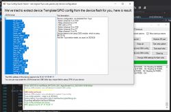 Tuya Device Configuration in JSON Screenshot showing Tuya device configuration in JSON format.