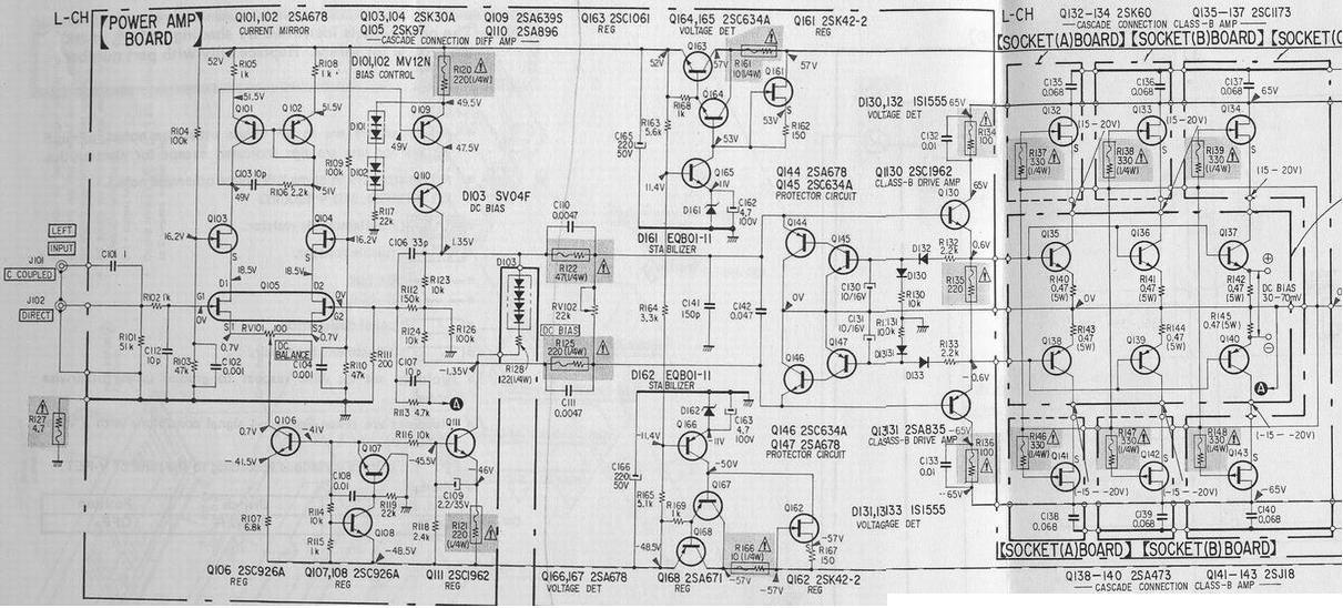 Wzmacniacz mocy na tranzystorach J-FET. - elektroda.pl 1000w power amplifier circuit diagrams 