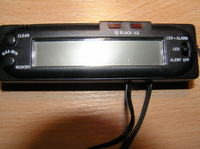 Czujnik pomiaru temperatury wew i na zew samochodu