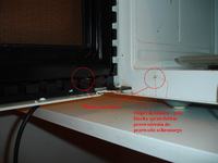 Iskrzenie w mikrofalówce DeLonghi MV535 - jak naprawić odprysk lakieru?