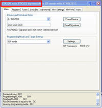 Avr studio - sygnatury procesora