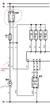 Odcięcie zapłonu - Skoda Felicja 1.6