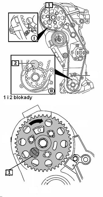 schemat rozrządu Vw Polo 2002rok 1,4TDI