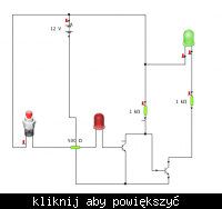 Jak wyłączyć diodę LED 12V przy sygnale HDD LED w PC za pomocą tranzystora?