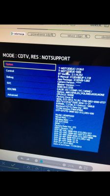 samsung ue46f6320 - Brak podświetlenia cyka przekaźnik miga dioda, zasilacz czy