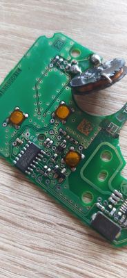 Pilot karta Renault Scenic 2 odpadło miejsce lutowania na płytce