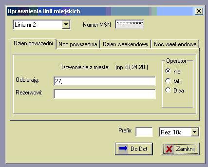 Platan Classic ISDN - jak przypisać numery wewnętrzne do linii miejskich?