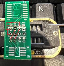 Adapter do programatora CH341A dla EEPROM 95080 z ECU Bosch 0261206882 - Instrukcja i wskazówki