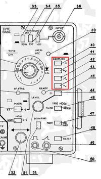 Oscyloskop Radiotechnika DT-516A - Przebieg sie nie zatrzymuje.