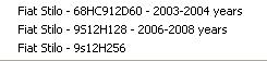 pamięć przebiegu fiata stilo
