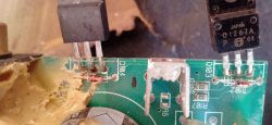 Jamo Sub 200 Subwoofer: Seeking Tile Scheme for Burned Component Replacement
