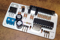 Termometr dwupunktowy na szynę TH-35 (attiny 2313 ds18b20)