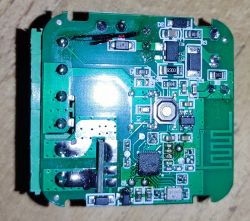 Close-up of a circuit board with various electronic components.