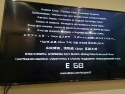 Dlaczego po włożeniu nowego dysku do Xbox 360 Slim pojawia się błąd E68?