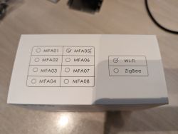 MFA05F Switch Box with Wi-Fi Option Photo of MFA05F light switch box with Wi-Fi option checked.