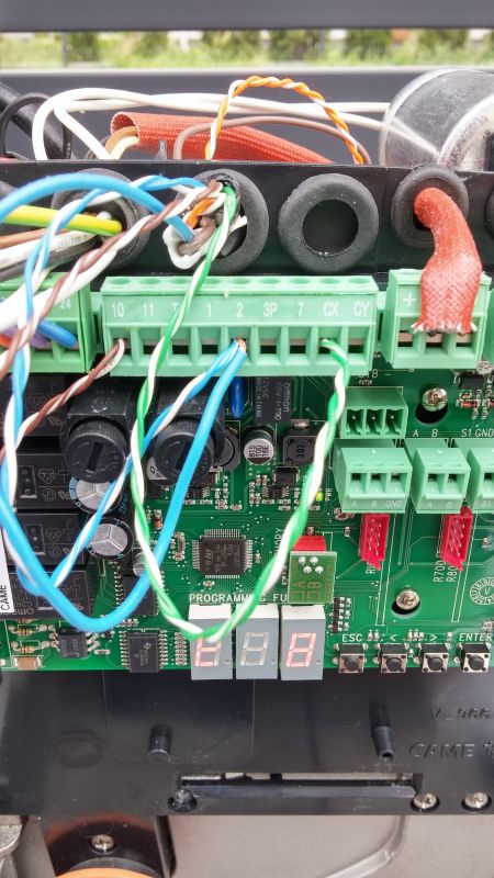 CAME BX78 - Podłączenie do Dahua DEE1010B, zaciski 2 i 7?
