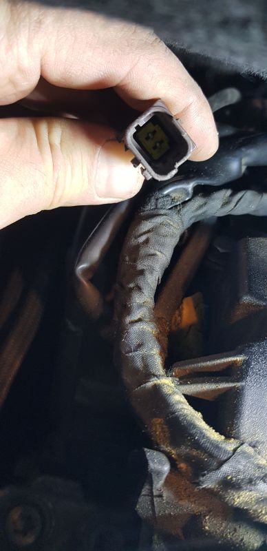 Gdzie podłączyć wiszącą wtyczkę w Peugeot 307 2.0 HDI 136km '04?