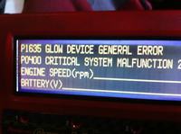 Vauxhall Zafira 2002r 2.2TDI Żółta kontrolka "service" zapala się i ga