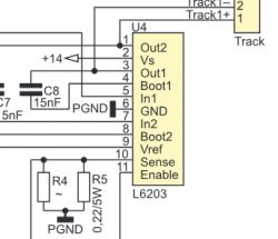 Poszukuje opisu funkcji wyprowadzeń L6203 - ster. silników DC