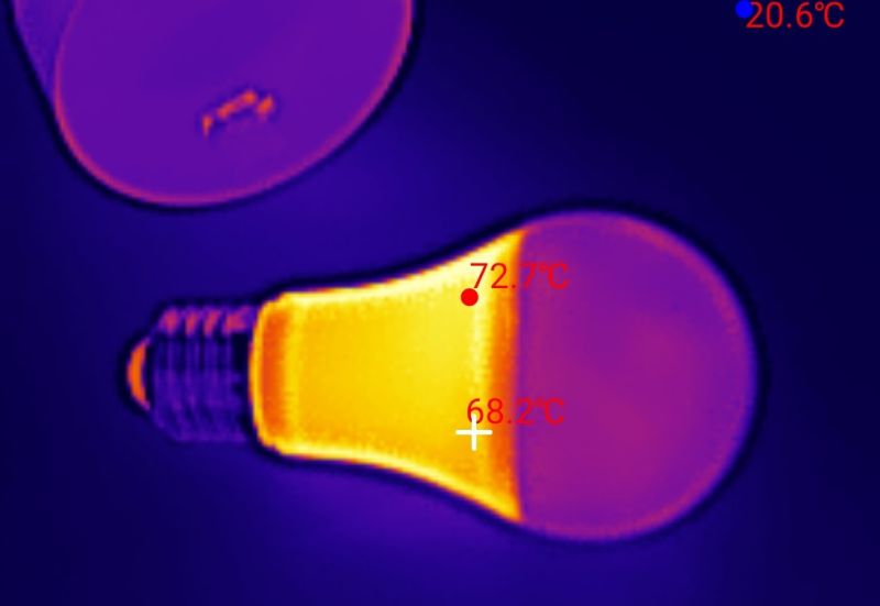 How much does Tuya's Wi-Fi controlled LED lamp heat up? Changing the firmware and extending the life