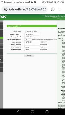 Brak łączności z TP-LINK WR841N na telefonach - co robić?