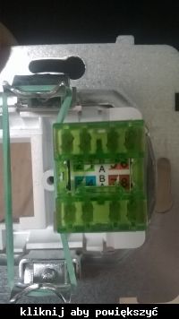 OSPEL LAN Socket: RJ45 Plug Connection to Router - Network Wiring in Rooms (A or B Standard)