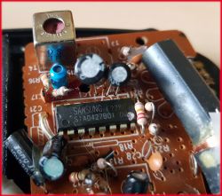 Radiobudzik ELTA 4542N z DCF77 - wnętrze, problem z synchronizacją