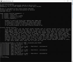 Device Log Analysis Using Busybox on Windows Screenshot of a Windows console showing the use of busybox to analyze device logs.