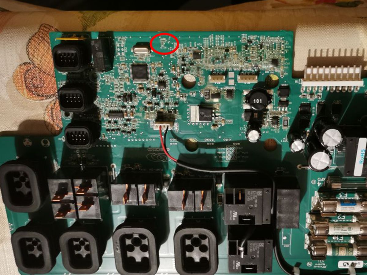 Gecko Spa IN.XE 511H4.0 potrzebuję schematu płyty 9911500283