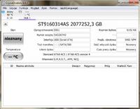 Seagate Momentus 5400.6 160GB - nieprawidłowe wykrywanie