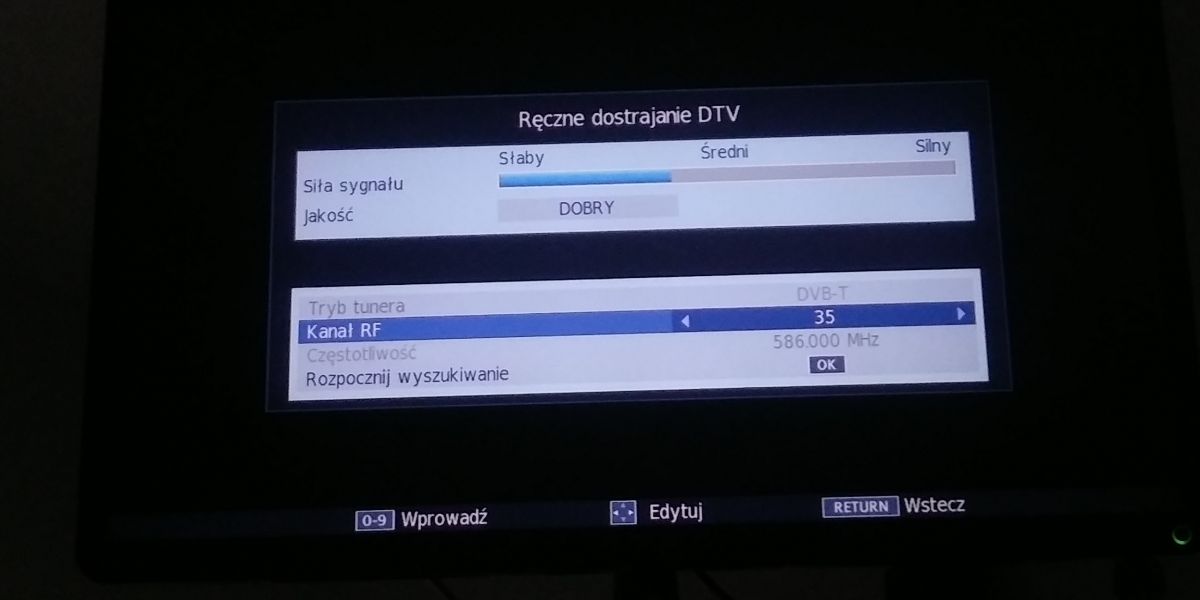 Brak programu telewizji naziemnej w Rzeszów/Sucha góra