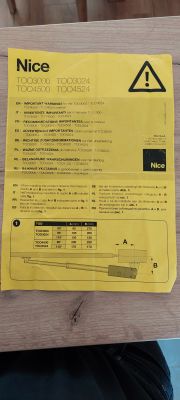Nice MC800+TOO3000 - jak wyłączyć funkcję dociskania skrzydeł?