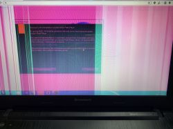 Lenovo G500s - Artefakty na ekranie, działający HDMI, podejrzenie uszkodzonej matrycy
