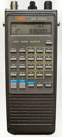 AOR AR2000 Wideband recieverManual EN