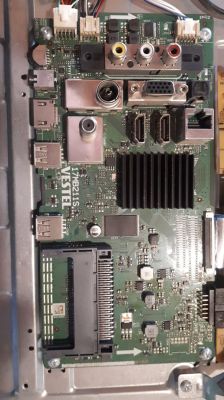 Toshiba 32LL3A63DG (Vestel 17MB211S-R1) - Brief Toshiba logo then black screen