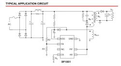 DP1801 Chip Application Circuit Typical application circuit of DP1801 chip