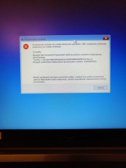 Przygotowywanie automatycznej naprawy, potem tylko czarny ekran