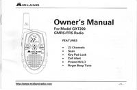Midland GXT200 GMRS Porto Manual