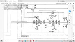 Schemat zasilacza z oznaczeniem TR154 przy napięciu -12V.