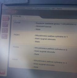 Jeep Commander - Błąd P0261, niski sygnał obwodu wtryskiwaczy na 6 tłokach