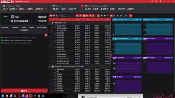 Zrzut ekranu z programu OCCT pokazującego test stresowy procesora AMD Ryzen 7 7700 z maksymalną temperaturą 67,9°C.