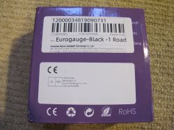 Product Packaging with Eurogauge-Black Label Product box with Eurogauge-Black-1 Road label.