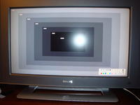 PHILIPS 26pf3320/10 - Zaokrąglony ciemny prawy górny róg. PHILIPS 26pf3320/10 - Zaokrąglony ciemny prawy górny róg.