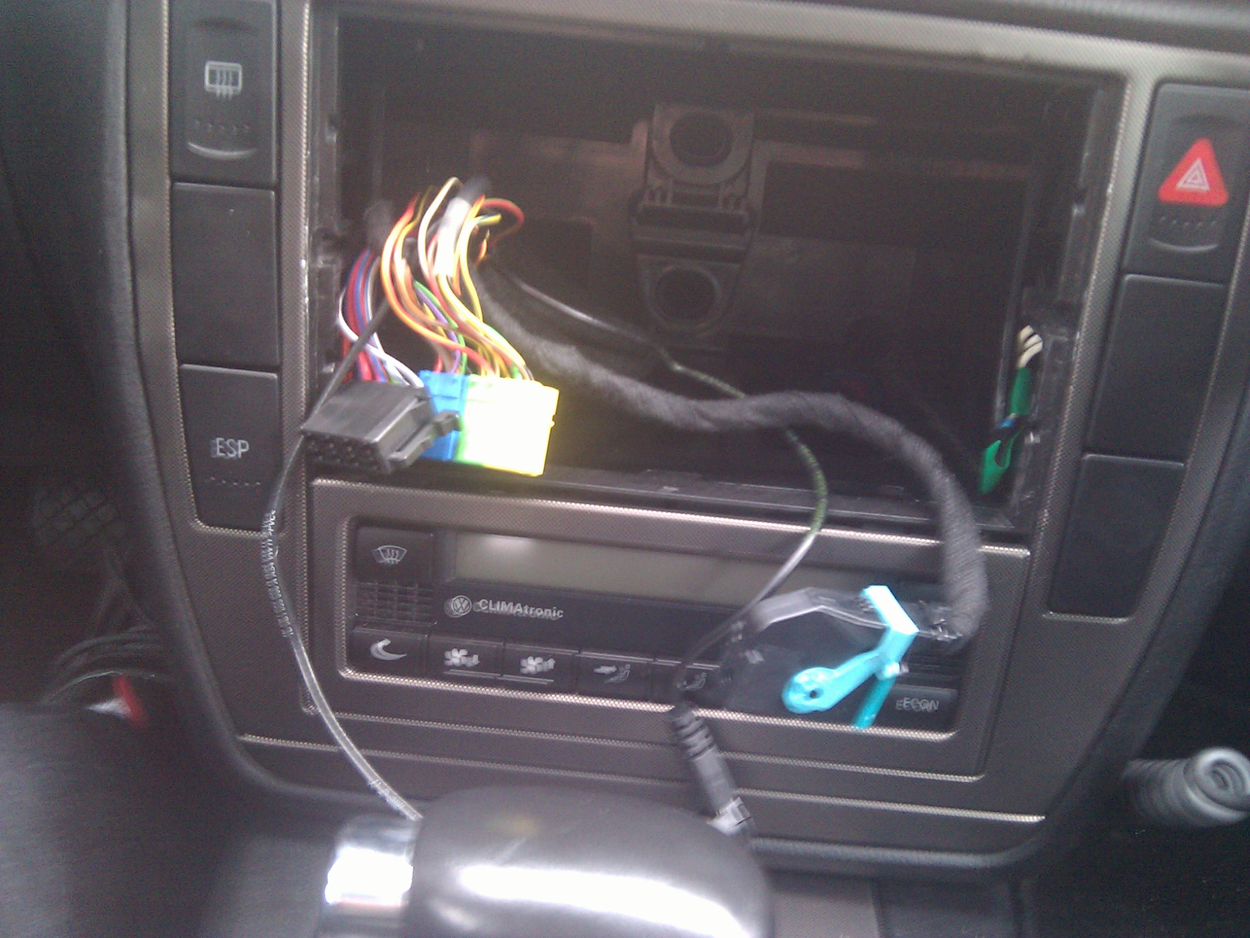 VW Passat b5 FL Nawigacja zamiana za normalne radio ISO