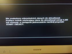 PS3 SuperSlim nie wykrywa pliku aktualizacji z pendrive - jak rozwiązać?