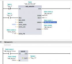 S7-1200 i Apone Si-H00C0A0: Brak komunikacji Modbus RTU