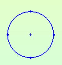 SolidWorks - szkic - Jak zmienić okręgi złożone z 4 kawałków w całość ?