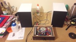 Zestaw dwóch kolumn (kopia Sony SSH-1600) i wzmacniacza stereo na LM3886 Zestaw dwóch kolumn (kopia Sony SSH-1600) i wzmacniacza stereo na LM3886