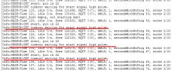 Screenshot of error messages related to the DHT sensor on pin 22.